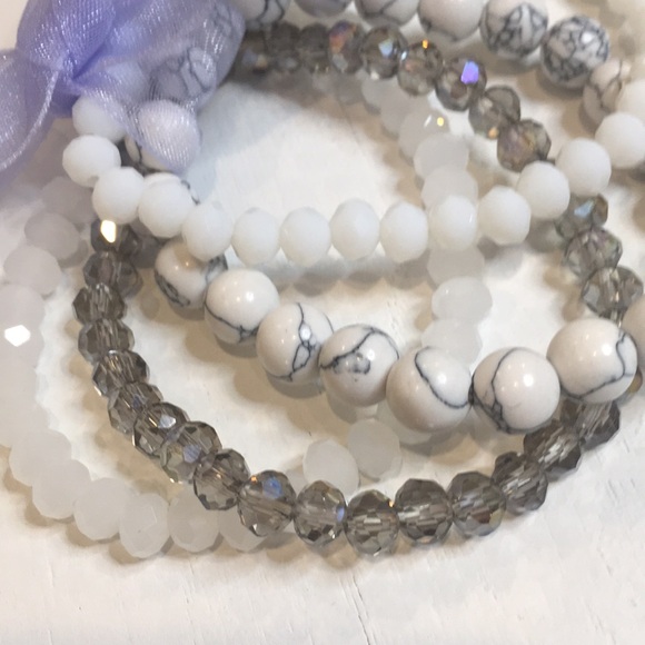 Faux Crystal Bracelet Set - Picture 4 of 5